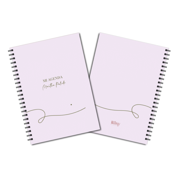 Agenda Personalizada Estilo Linea