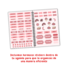 Agenda Personalizada Foto en ambos lados
