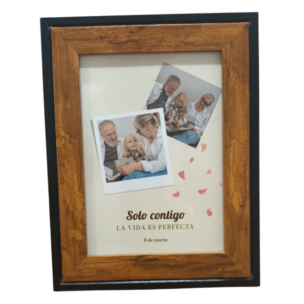 8 Marco Clásico con Foto Personalizada
