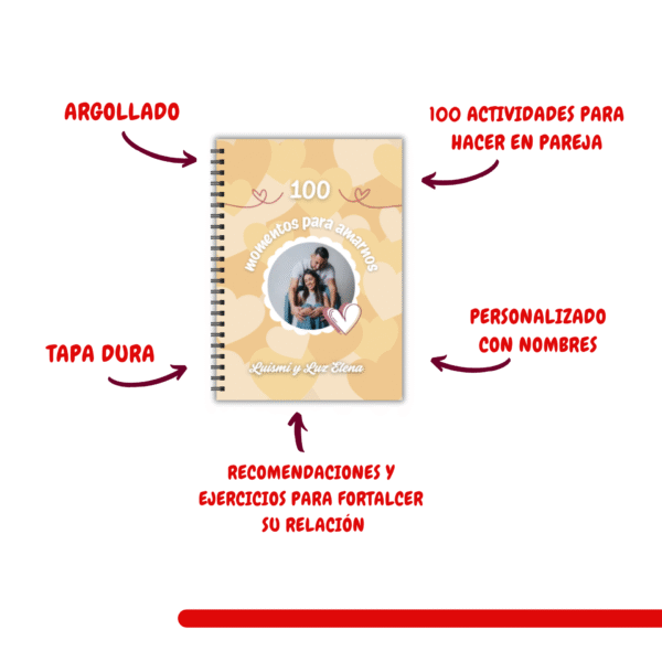Diario 100 Momentos para Amarnos (ENVÍO GRATIS Y CONTRAENTREGA)