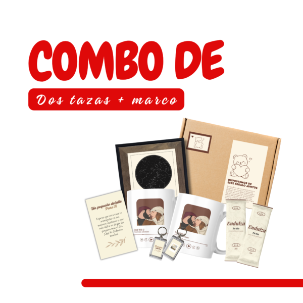 Kit Dos Tazas + Portarretrato