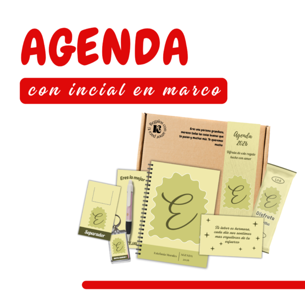 Agenda Personalizada Inicial en marco
