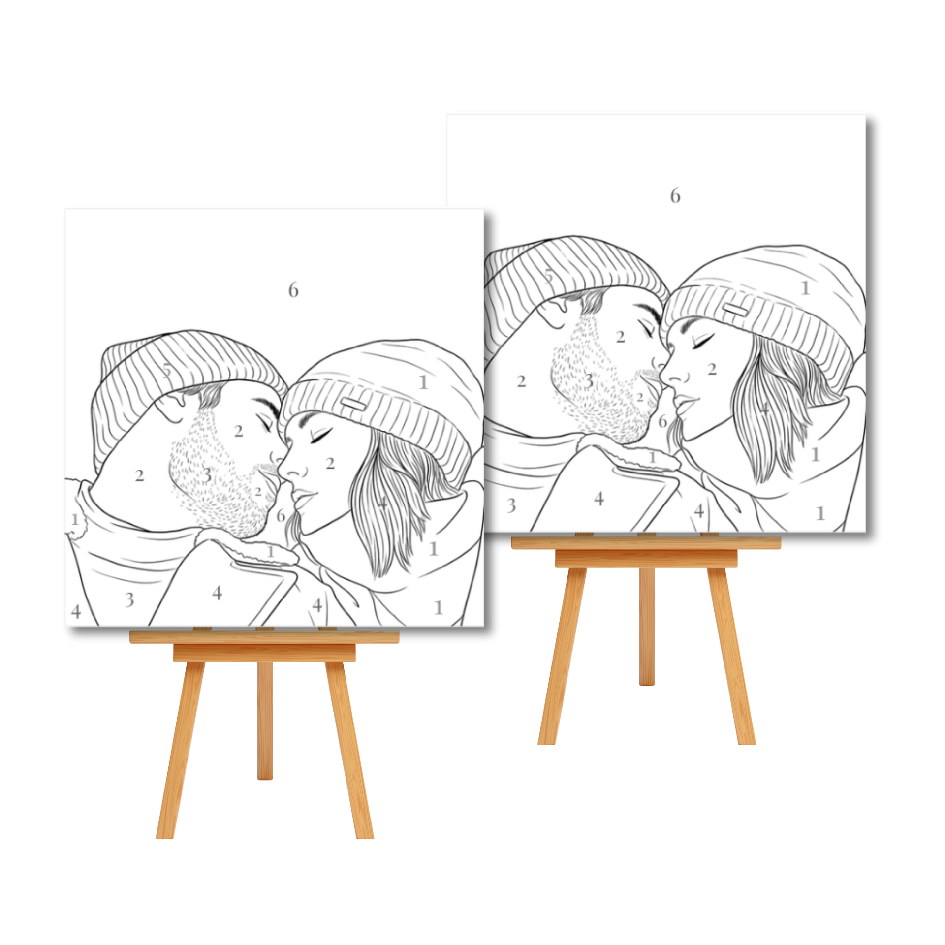Dos lienzos para pintar