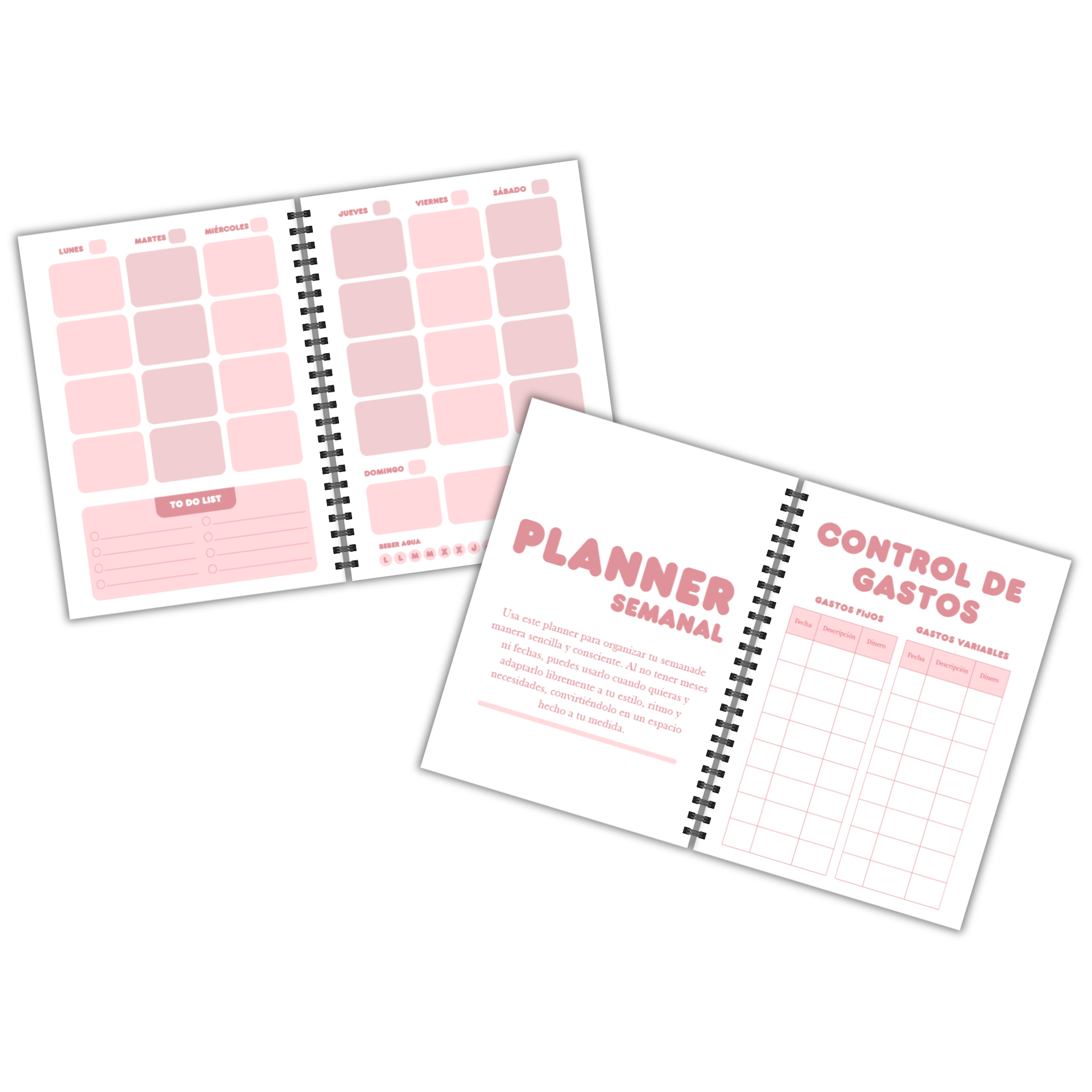 Páginas del Planner Semanal 2026