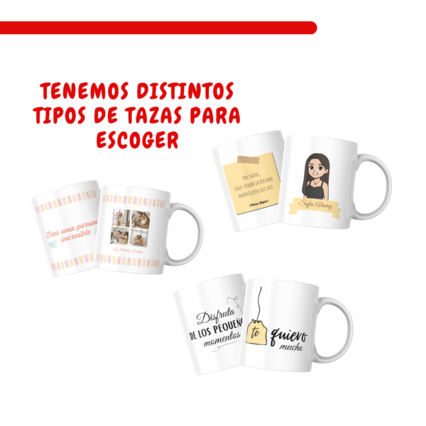 4 Kit Taza + Rompecabezas + Portarretrato