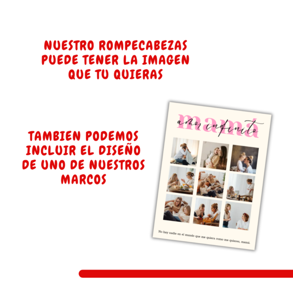 7 Kit Taza + Rompecabezas + Portarretrato