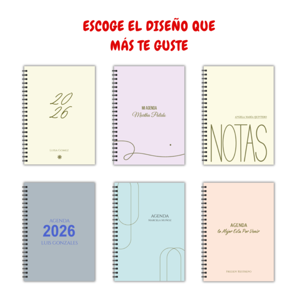 Agenda Personalizada Estilo Clásico