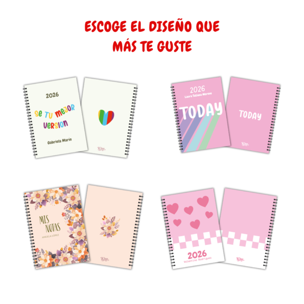 Agenda Personalizada con Frase